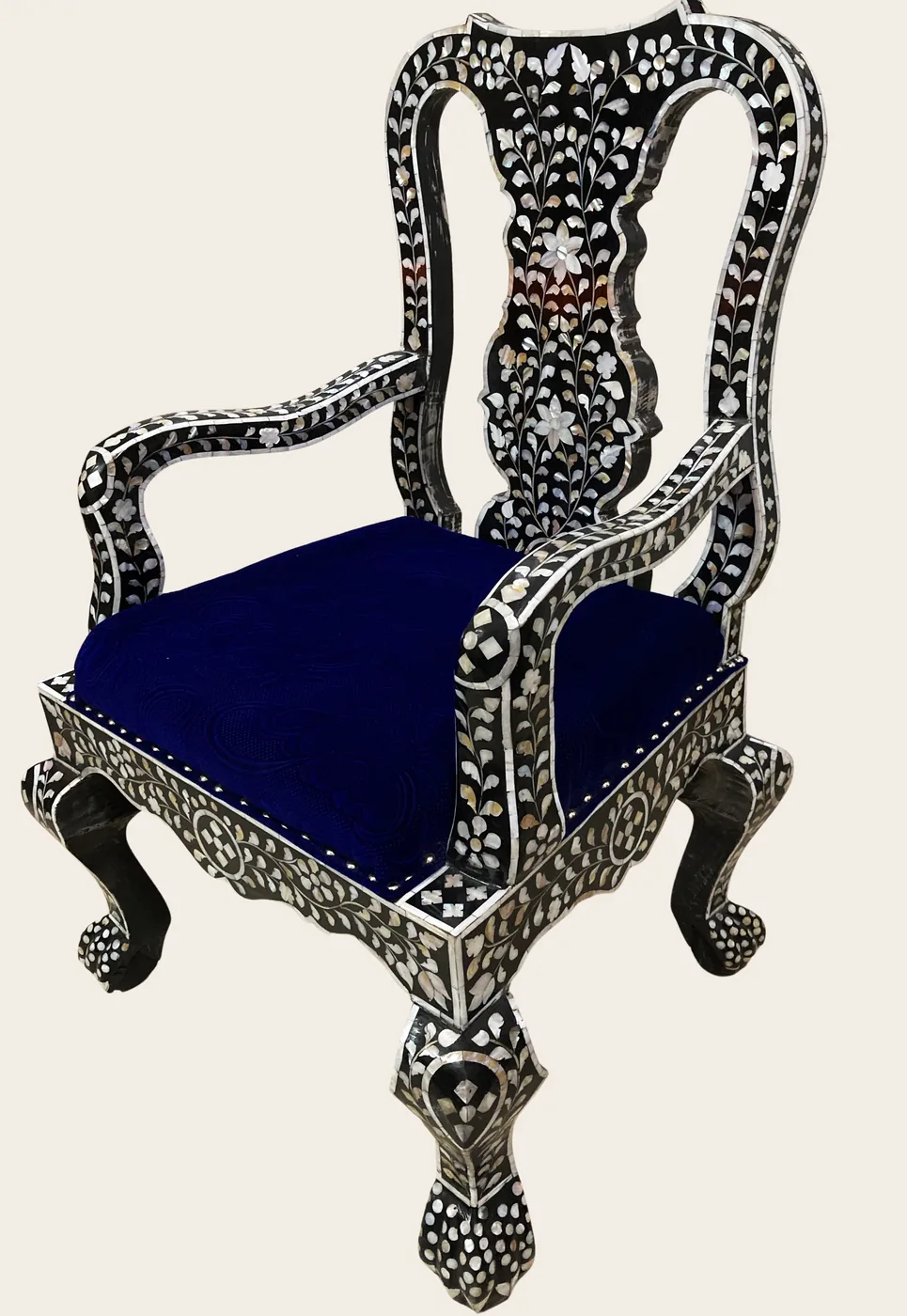 Mop Chair — Marble inlay